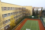 The school building