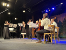 Komorní orchestr Gymnázia Voděradská a Magdalena Mašľaňová, vzácný host, první housle