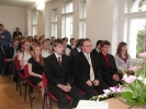 Předávání vysvědčení