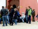 Před infocentrem Temelín